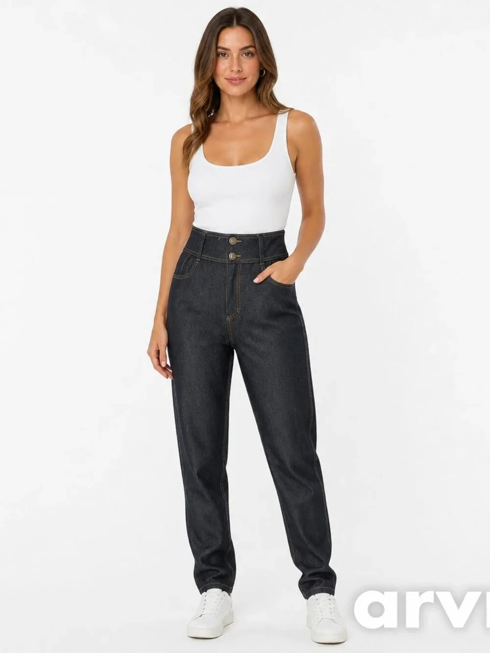 Bay City High-Waisted Dark Denim Jeans - 25% Off When You Bundle 5+ Items!
